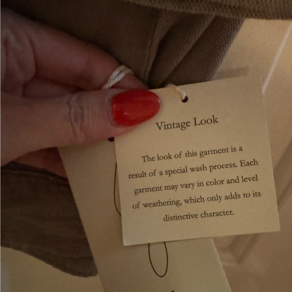 Joie Women’s Vintage Look Wide Leg Cropped Pants Size 6 Green - Picture 3 of 5